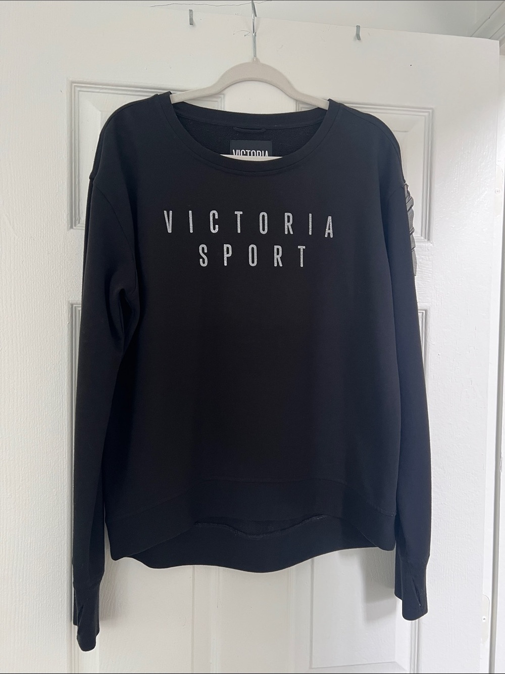 Victoria Sport Black Sweatshirt Size S
